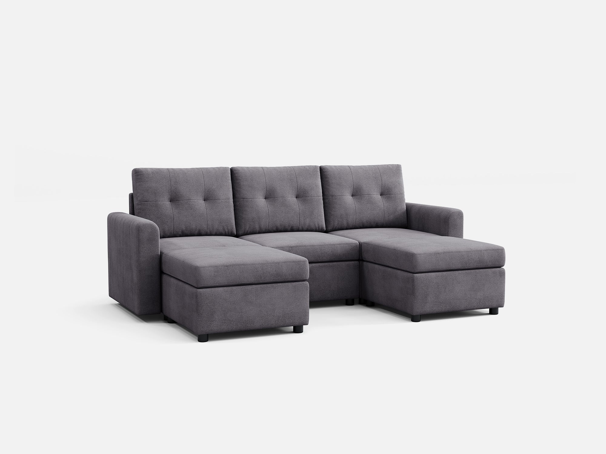 RUBIK III 3 Seats with 2 Ottomans