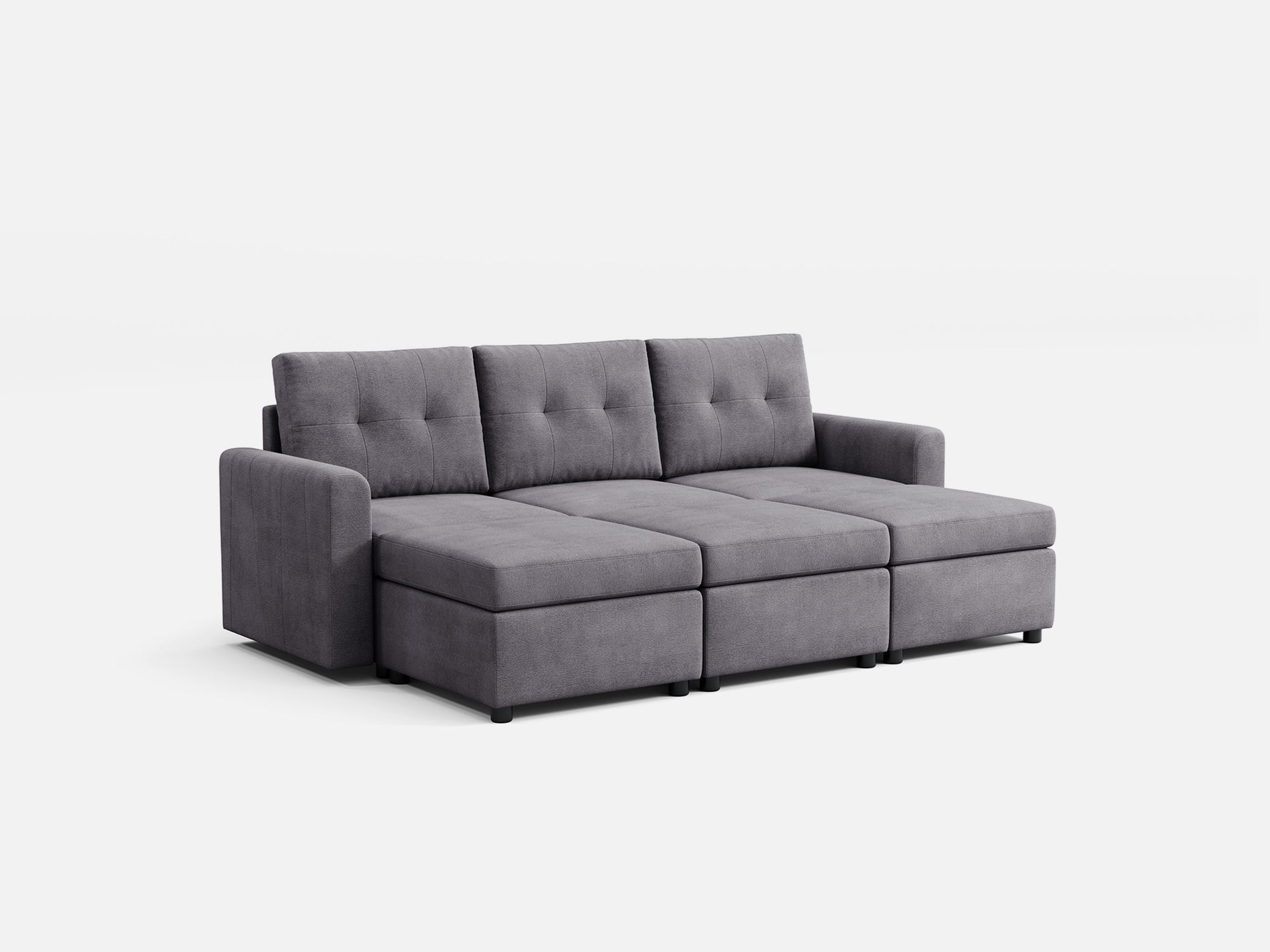 RUBIK III 3 Seats with 3 Ottomans