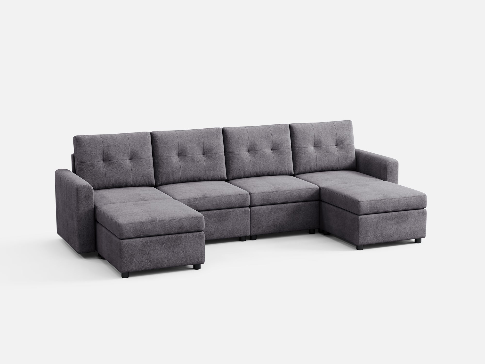 RUBIK III 4 Seats with 2 Ottomans