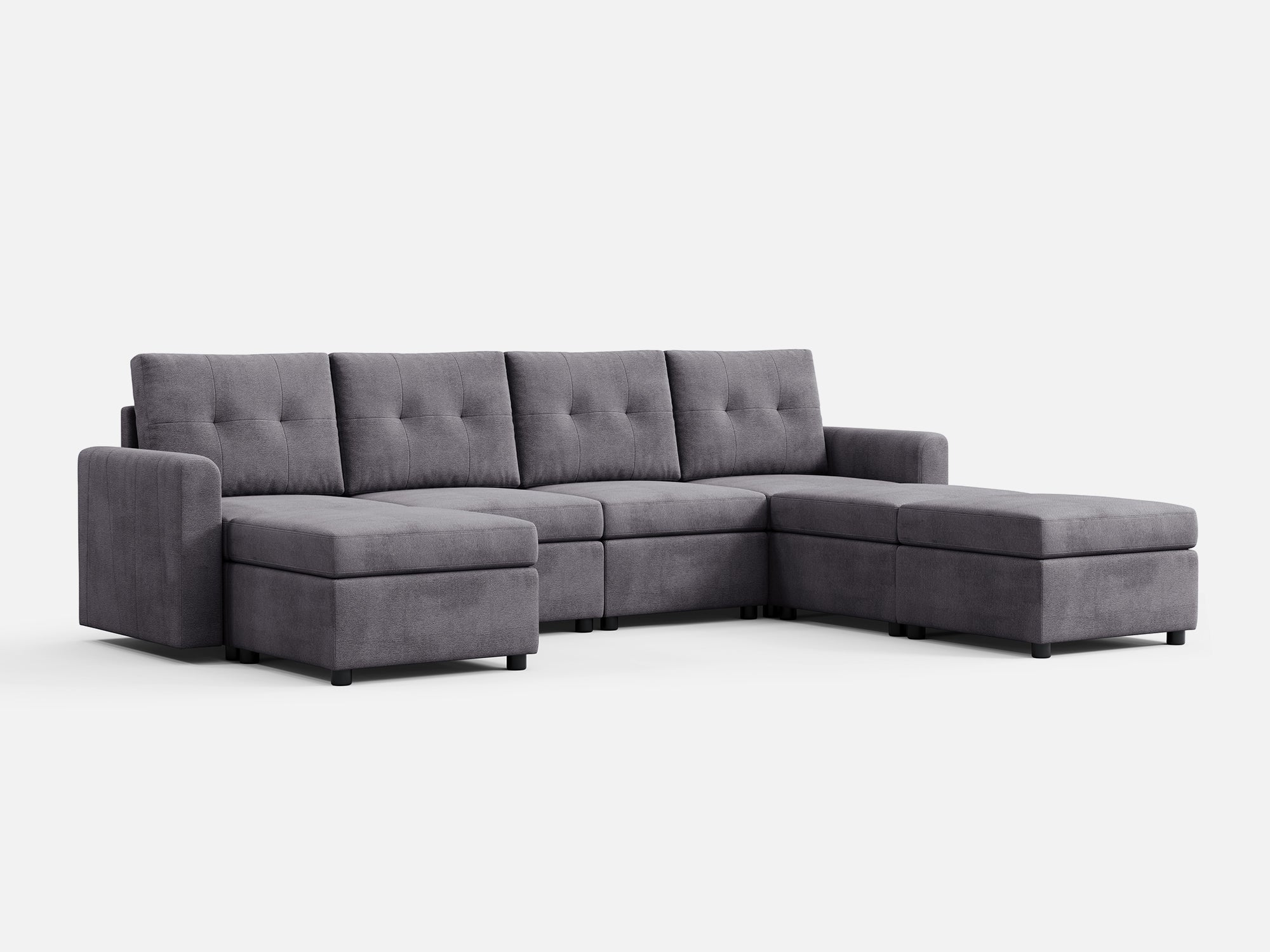 RUBIK III 4 Seats with 3 Ottomans