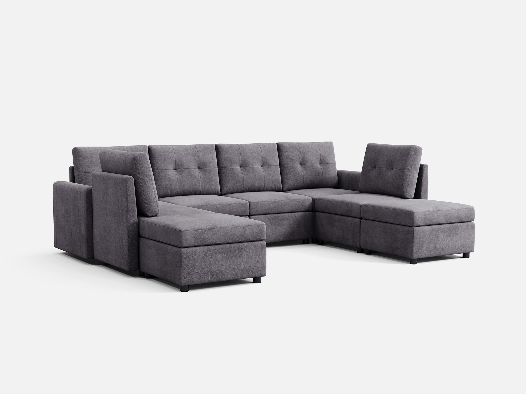 RUBIK III  6 Seats with 2 Ottomans