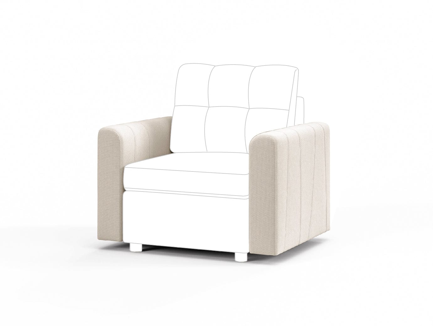 RUBIK III Armrest & Seat & Ottoman & Corner & Seat Cushion & Backrest & Back Cushion