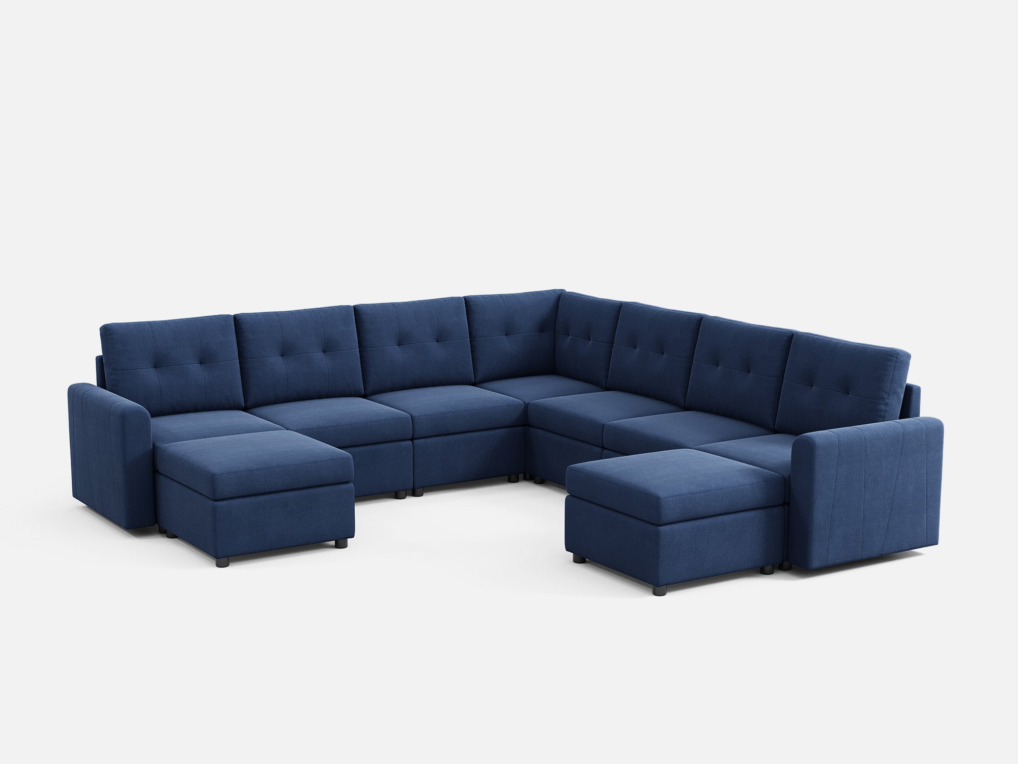 RUBIK III 6 Seats with Corner & 2 Ottomans