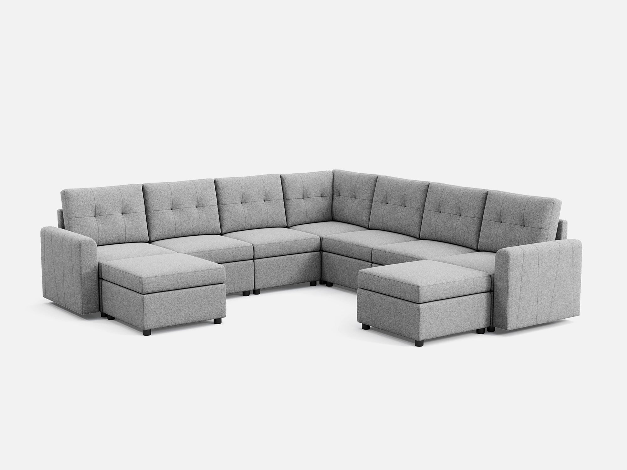 RUBIK III 6 Seats with Corner & 2 Ottomans