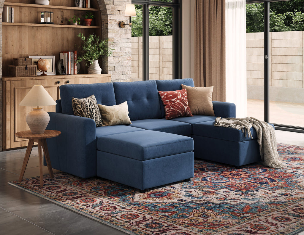 RUBIK III 3 Seats with 2 Ottomans