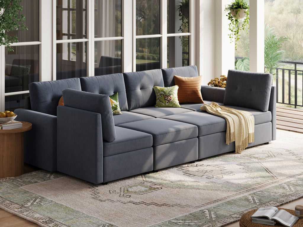 RUBIK III  6 Seats with 2 Ottomans