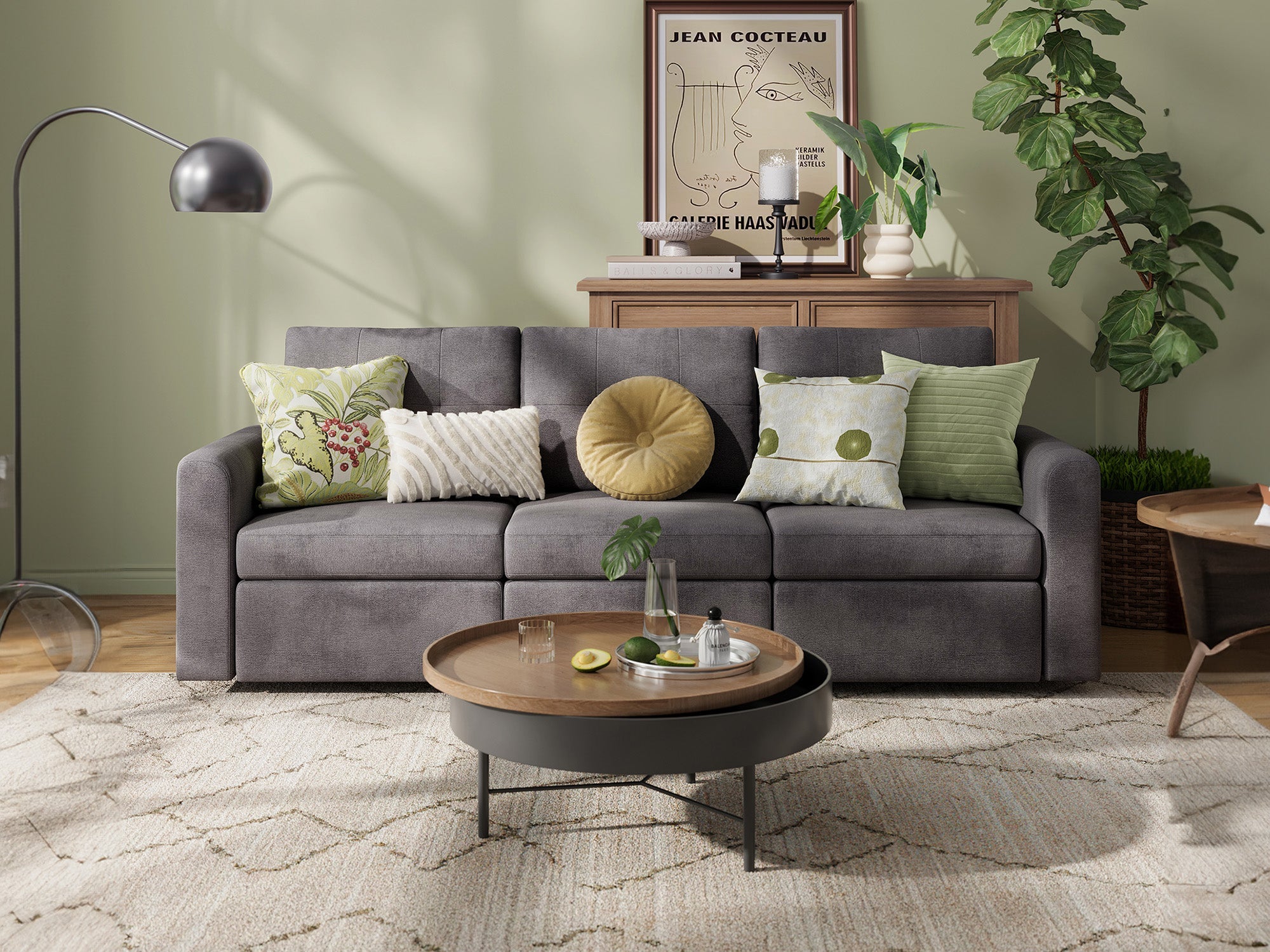 RUBIK III 3 Seats Sofa