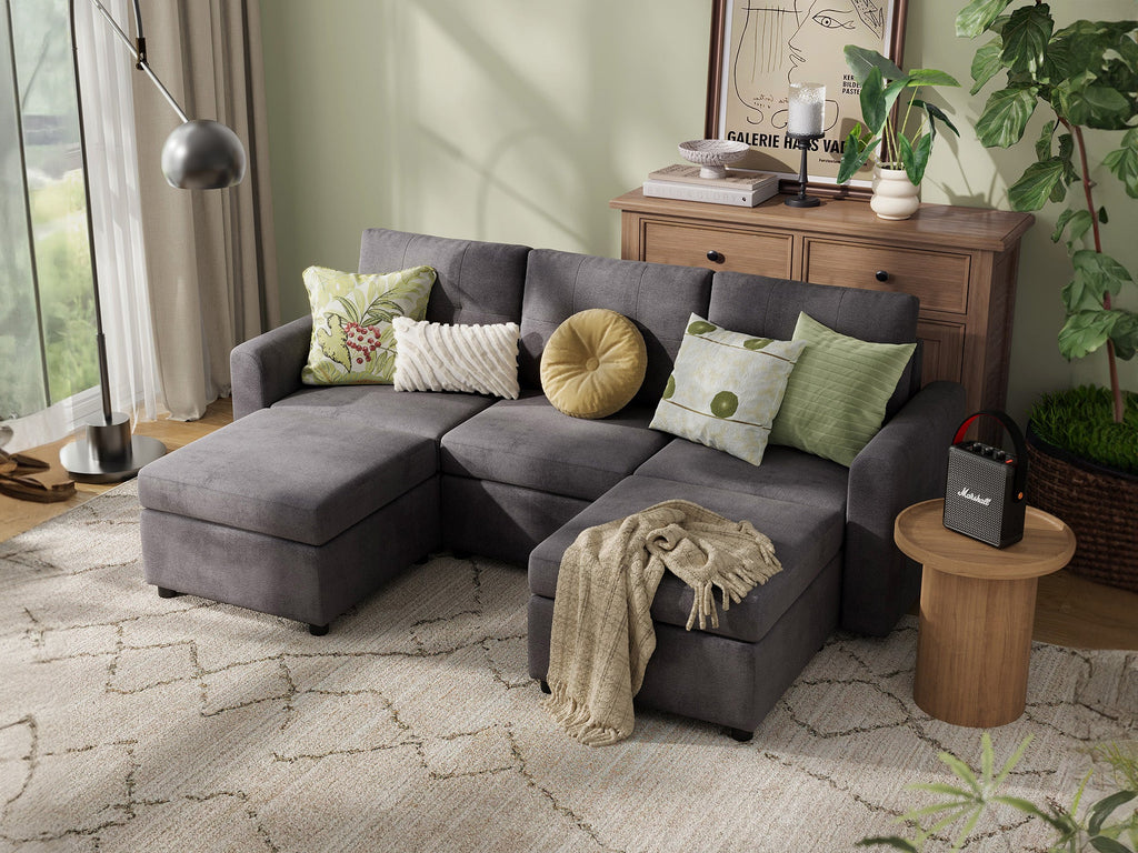 RUBIK III 3 Seats with 2 Ottomans