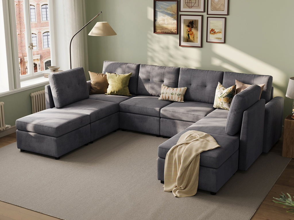 RUBIK III  6 Seats with 2 Ottomans