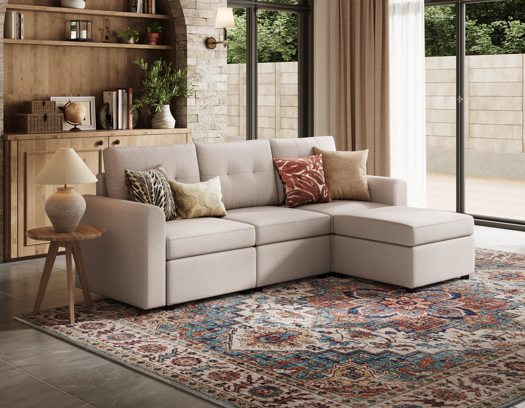 RUBIK III 3 Seats with Ottoman