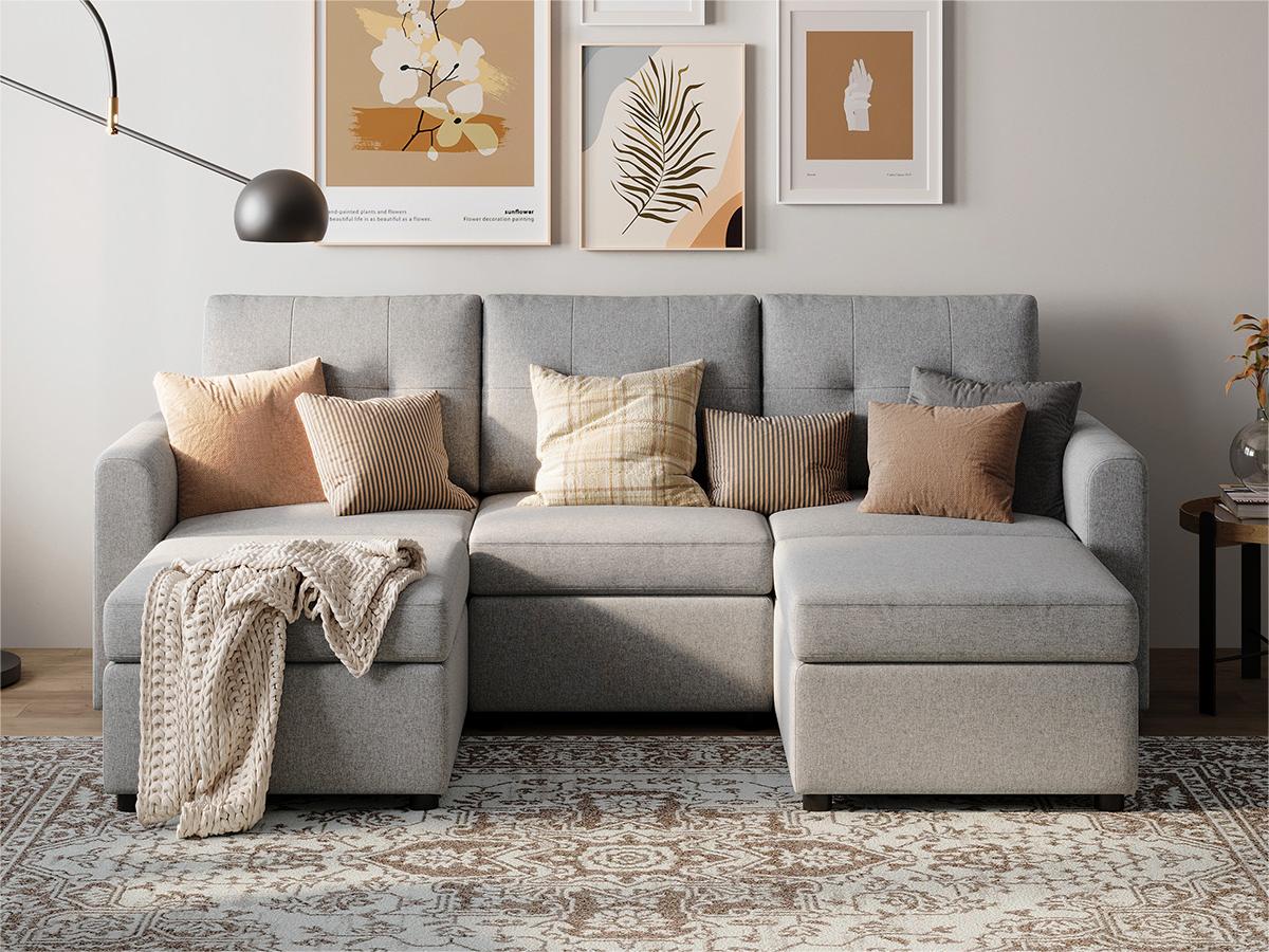 RUBIK III 3 Seats with 2 Ottomans