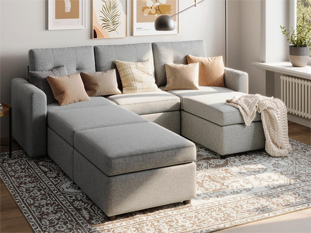 RUBIK III 3 Seats with 3 Ottomans