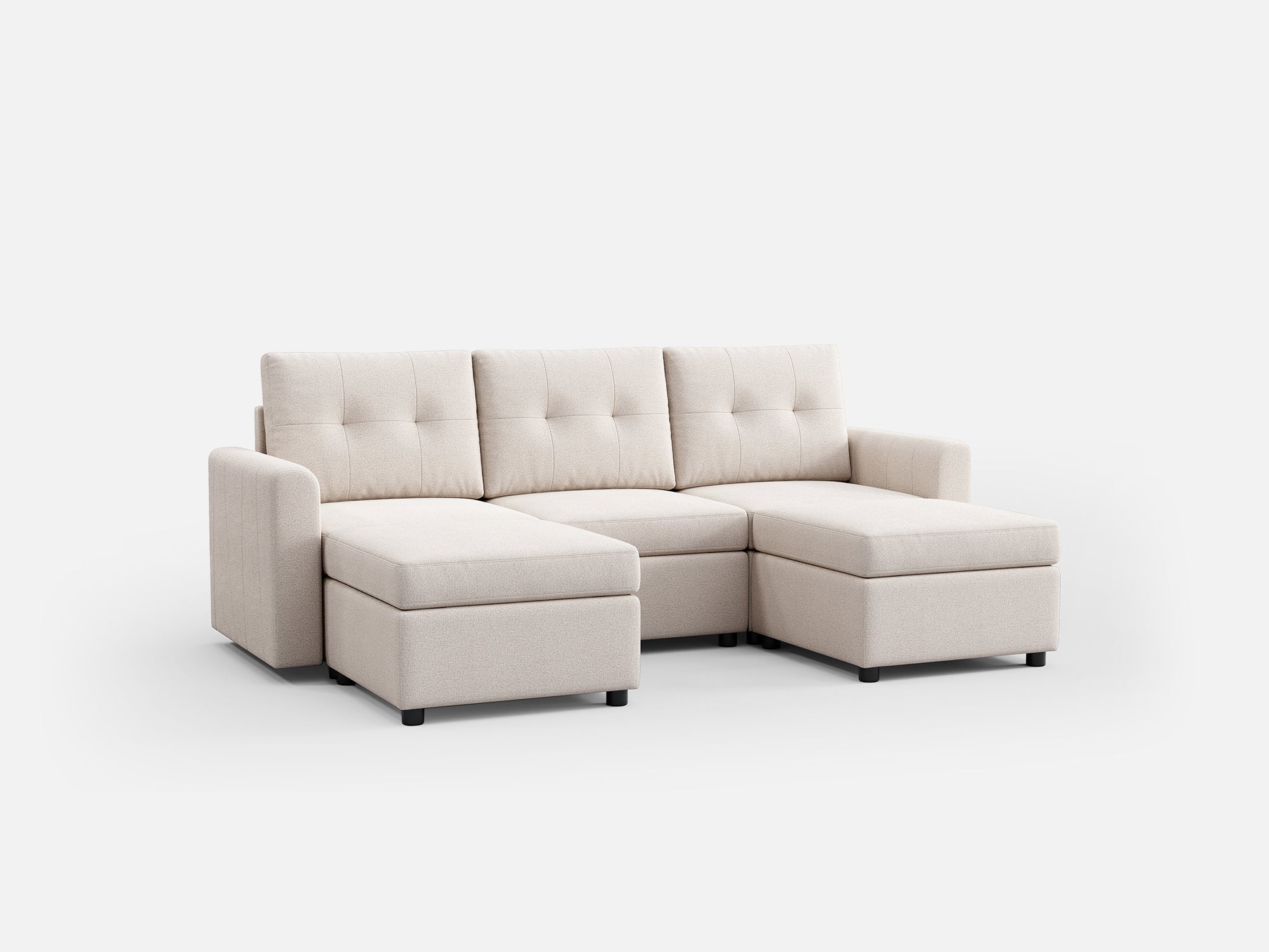 RUBIK III 3 Seats with 2 Ottomans