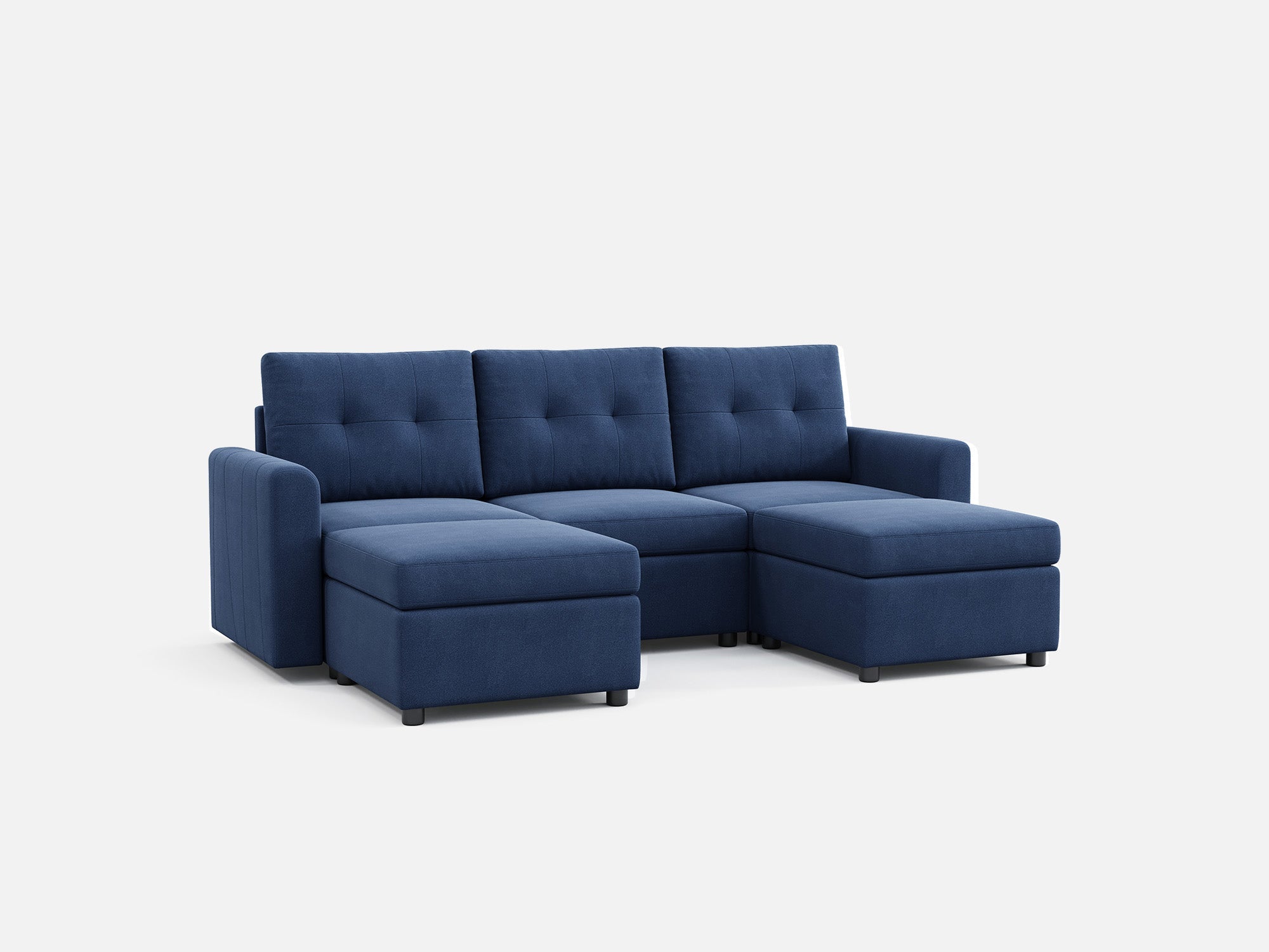 RUBIK III 3 Seats with 2 Ottomans