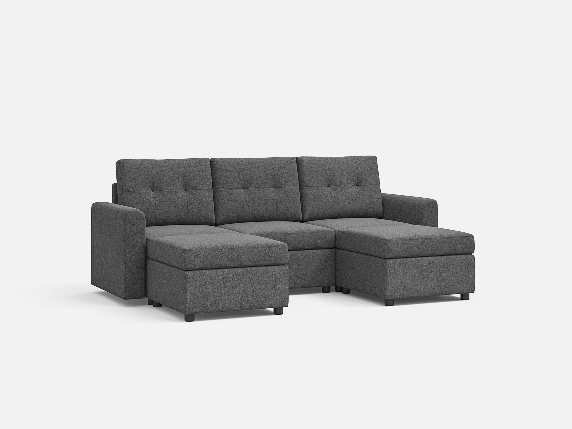 RUBIK III 3 Seats with 2 Ottomans