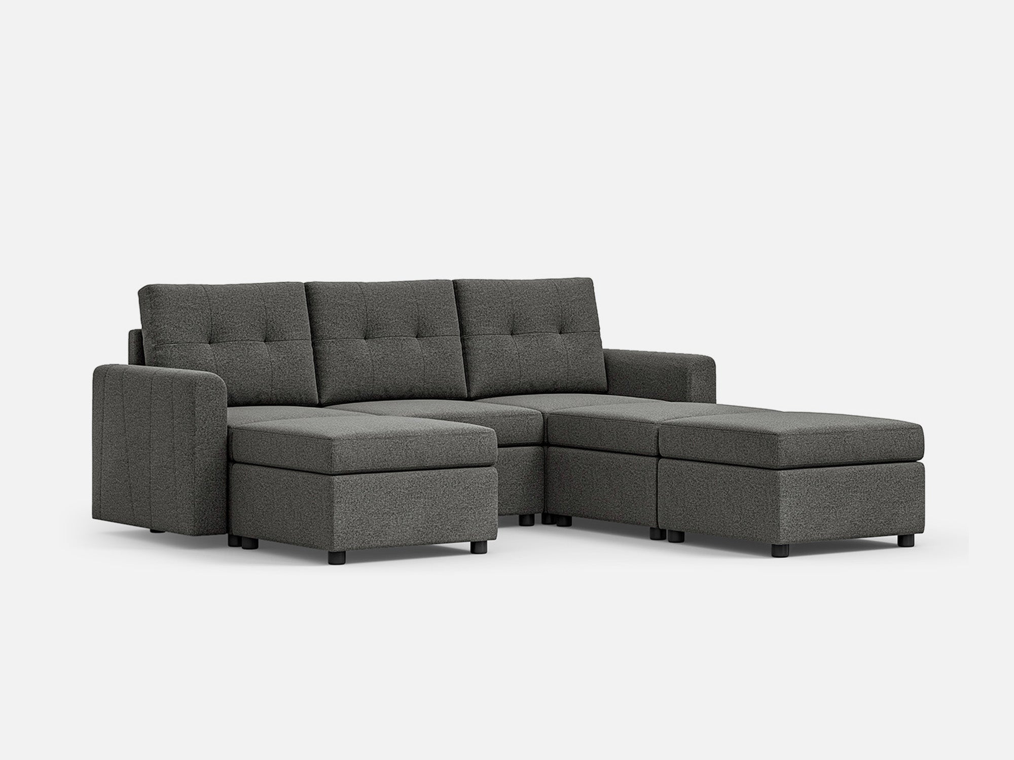 RUBIK III 3 Seats with 3 Ottomans