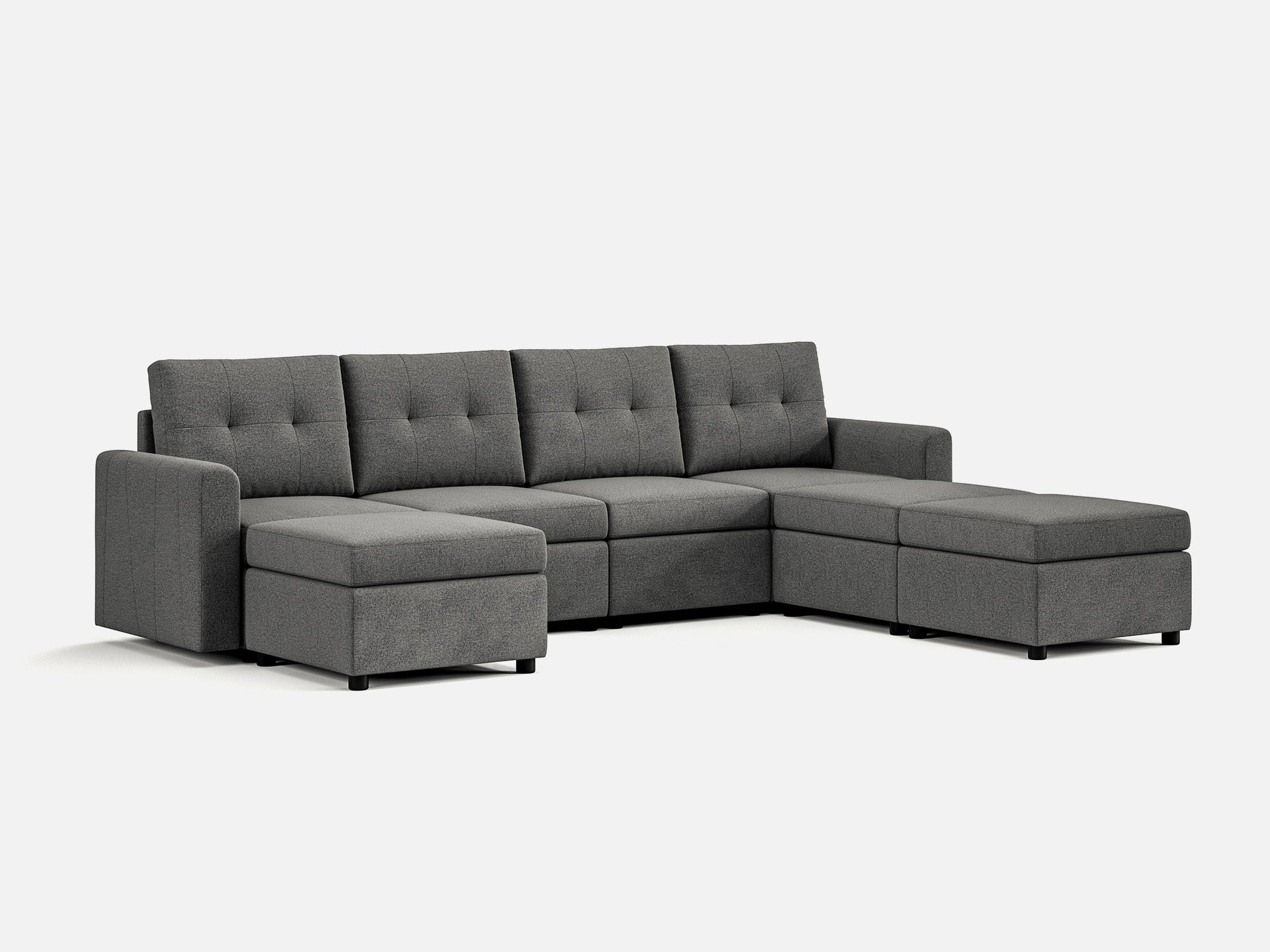 RUBIK III 4 Seats with 3 Ottomans