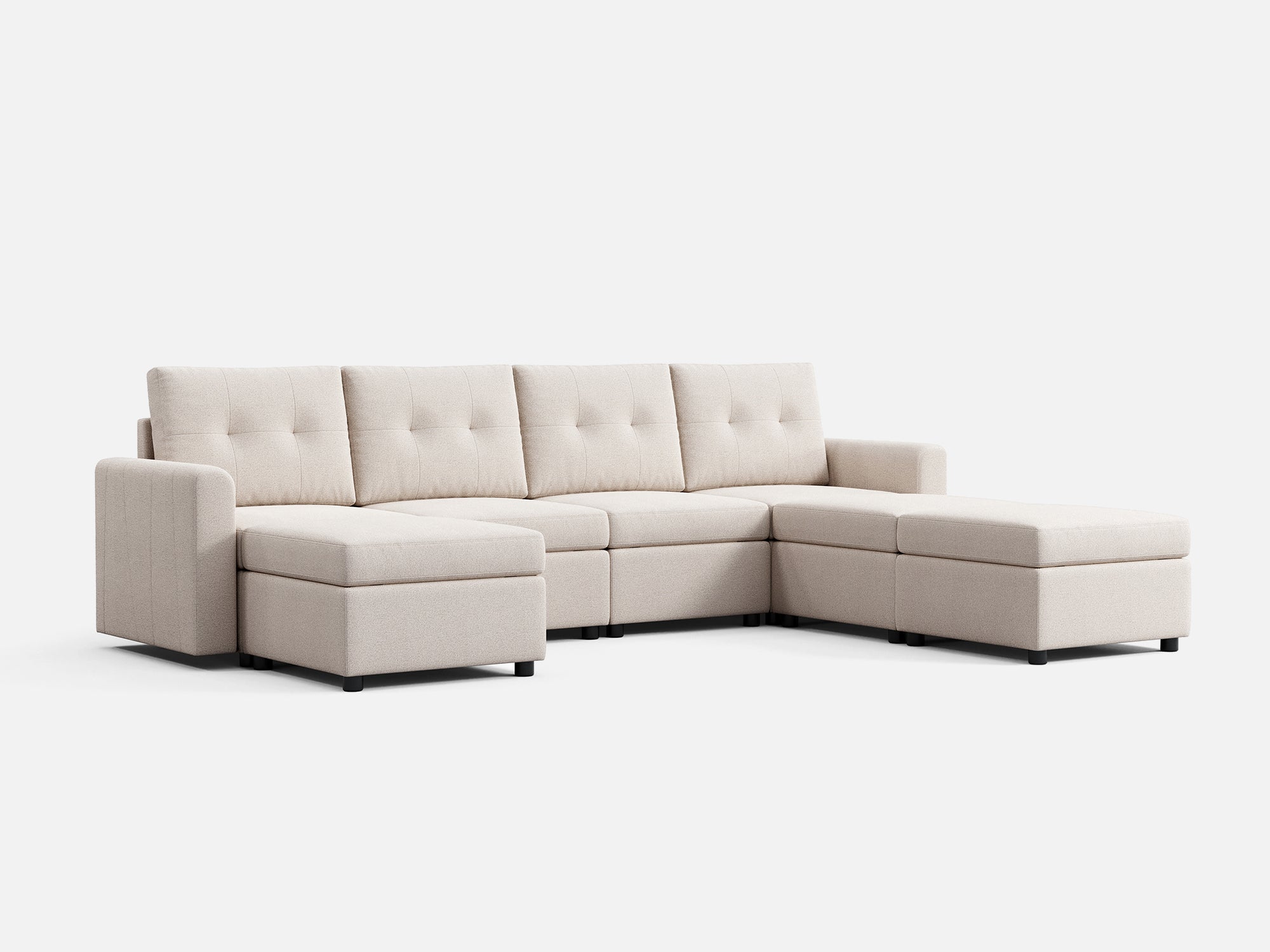 RUBIK III 4 Seats with 3 Ottomans