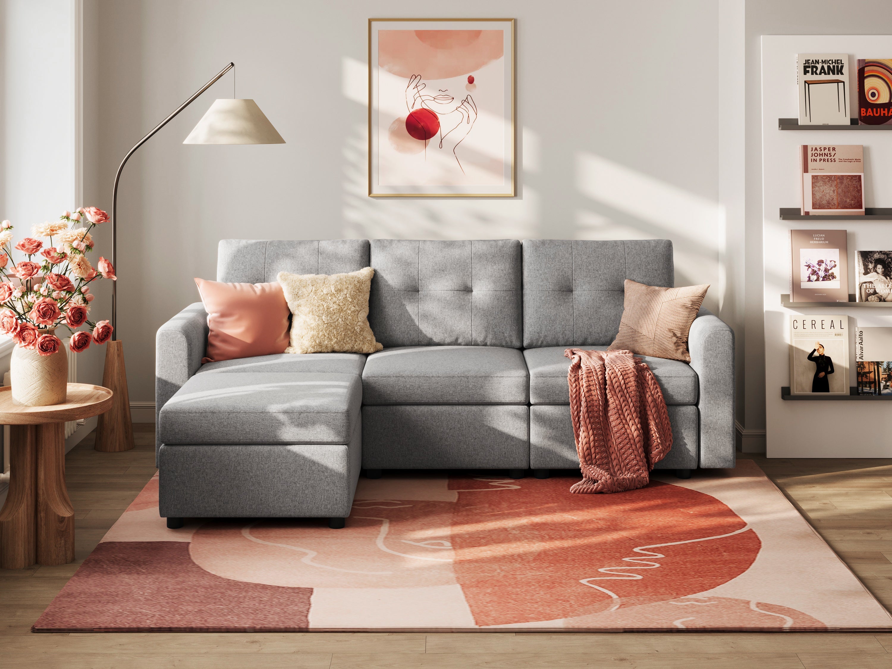 RUBIK III 3 Seats with Ottoman