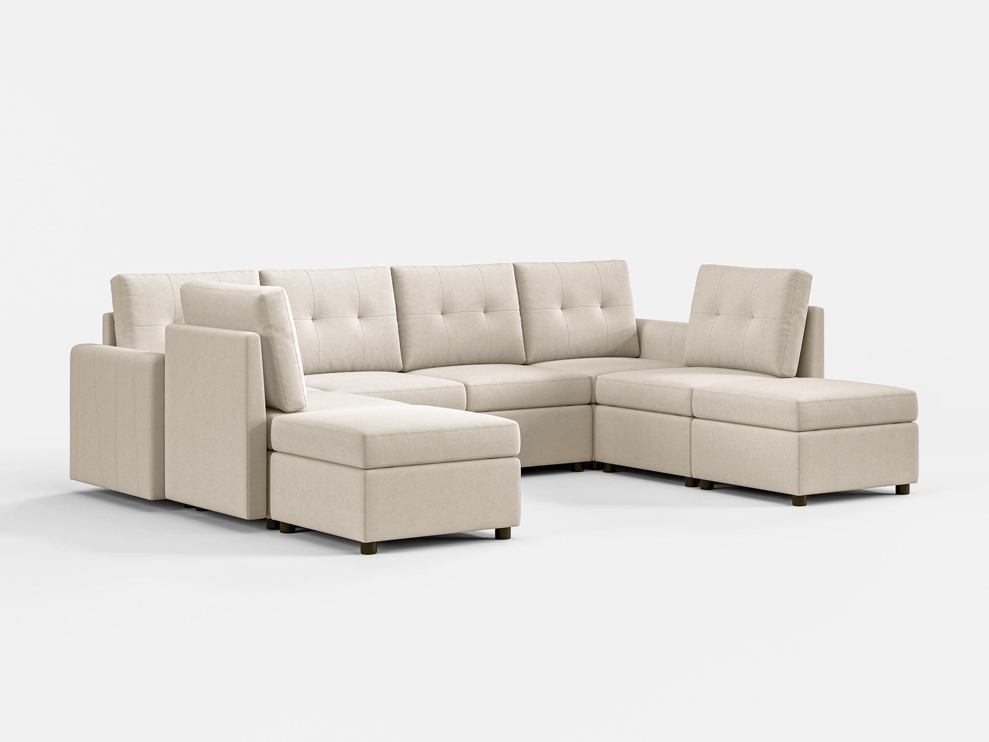 RUBIK III  6 Seats with 2 Ottomans