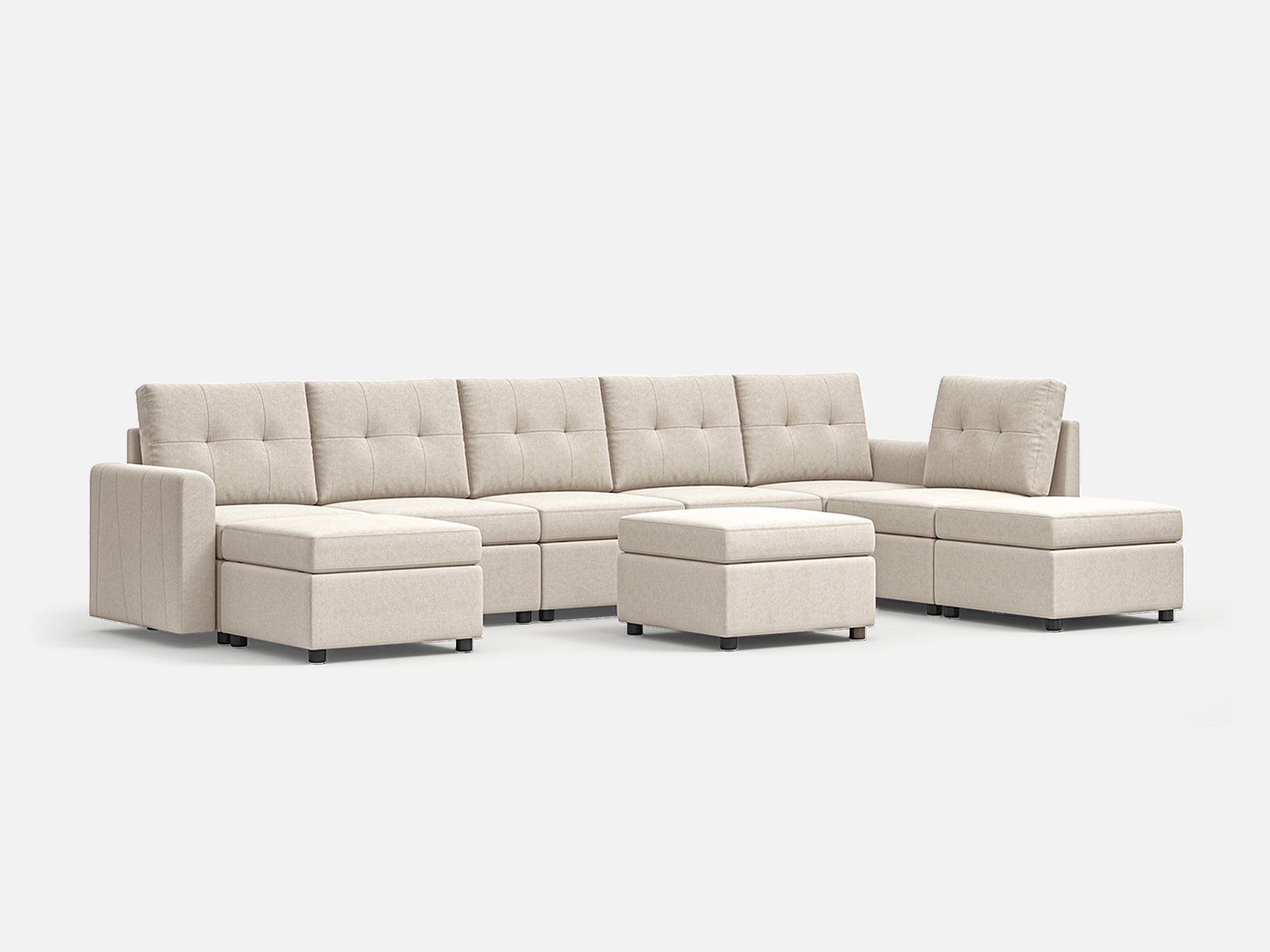 RUBIK III  6 Seats With 3 Ottomans